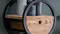 designline »Runde« Massivholz Wandregal mit Schublade