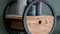 designline »Runde« Massivholz Wandregal mit Schublade