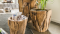 die Faktorei »Rustic« Teak Holztopf