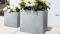 fleur ami »Division Lite« Outdoor Pflanzwürfel concrete stone grey