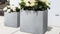 fleur ami »Division Lite« Outdoor Pflanzwürfel concrete stone grey